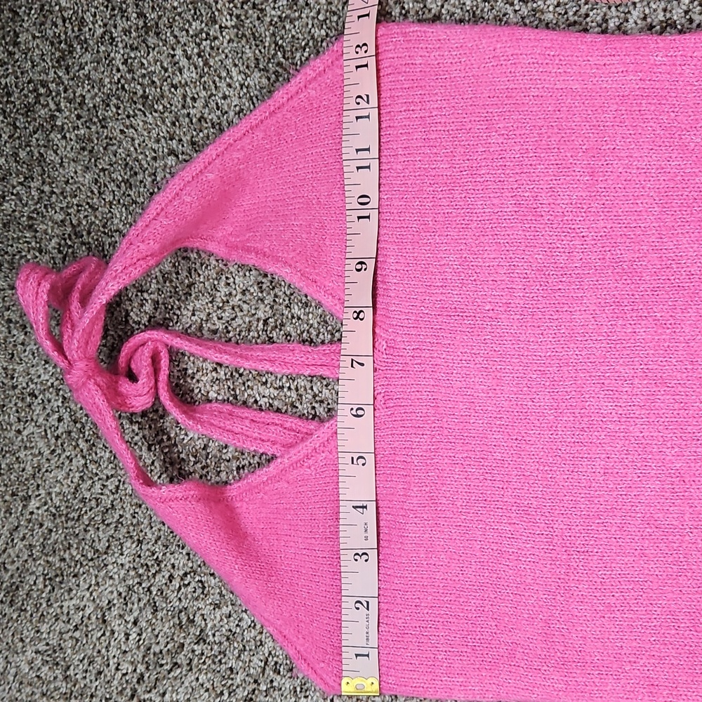 Princess Polly Blair Mini Dress Hot Pink Women's Size XS/S Knit Halter Dress - Picture 6 of 10